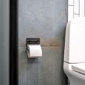 Nantes Uchwyt na papier toaletowy - Czarny