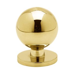 Solliden Knob - Polished Brass - Beslag Design