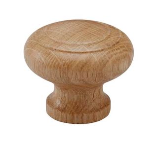 Cabinet Knob Rillan - Wood / Oak - Beslag Design