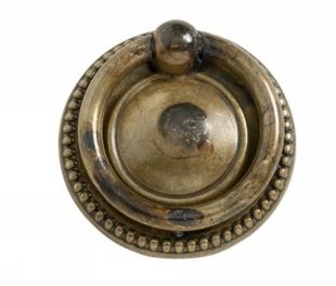 Cabinet Drawer Pull Ring 106-40 - Antique Brass - Beslag Design