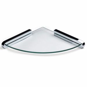 Cannes Shower Shelf - Glass / Chrome