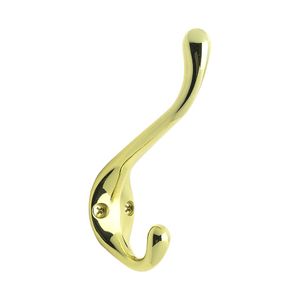 Lagan Hook - Polished Brass - Beslag Design