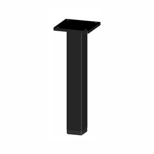 Bosse Straight C Pata para muebles - Negro - 120 mm