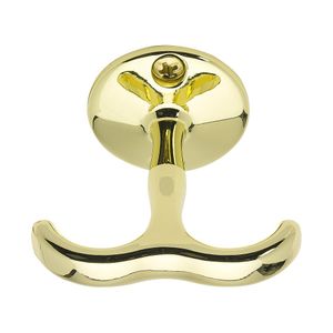 Siljan Hook – Polished Brass – Beslag Design